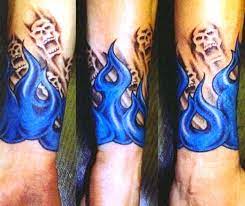 Blue Flame Tattoos Blue Flame Tattoo Flame Tattoos Fire Tattoo