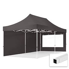 Jedes faltpavillon 3x4 wasserdicht stabil sollte mindestens an zwei seitenteilen fenster integriert haben. Panoramafenster Wasserdicht Creme 2 Seitenteile Toolport 3x4 5m Faltpavillon Pavillon Partyzelt Gazebo Stahl 30mm Pavillons Garten Nappipaja Fi