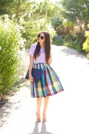 #polyvore #women's fashion #clothing #skirts #checkered skirt #pleated skirt #checked skirt #checkerboard skirt #wool blend skirt. 21 Creative Checked Skirt Outfits For Summer Styleoholic
