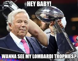 While other teams head to disney world after they win the super bowl the. Robert Kraft Pickup Lines Imgflip