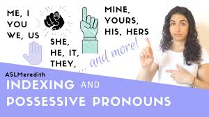 Pronouns Me You It They His Hers We Our Their In American Sign Language For Beginners Youtube