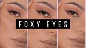 How To Foxy Eyes For Beginners Easy Eye Lift With Makeup Youtube It is an ideal look for the parties and functions. how to foxy eyes for beginners easy eye lift with makeup