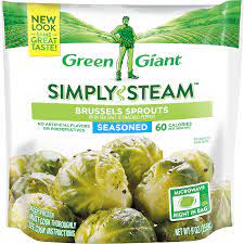 Brussels sprouts are low in calories and have a good nutritional value because of which these are preferred by many. Green Giant Simply Steam Brussels Sprouts Salt Pepper