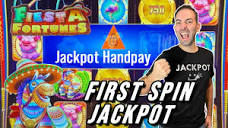 🪅 JACKPOT on the FIRST SPIN ➣ Fiesta Fortunes Slot Machine - YouTube