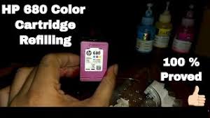 Our compatible ink cartridges offer the same printing quality as the brand name hp printer cartridges. Hp 680 Color Cartridge Refill With 100 Successful Proved Youtube