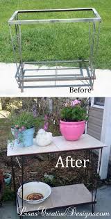 Maybe you would like to learn more about one of these? A Repurposed Fish Tank Stand Becomes Outdoor Decor