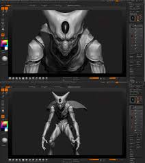Dragon Ballz Cell Marmoset Toolbag Art Dragon Ball Z Fan Art