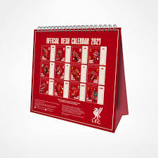 Liverpool Desktop Calendar 2021 Supportersplace