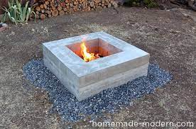 If you prefer a square fire pit, then follow the same rule of thumb: Homemade Modern Diy Concrete Fire Pit 22 Steps With Pictures Instructables
