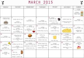 National Food Day Calendar Printable Printable Calendar 2018 Calendar 2018 By National Day National Day Calendar Calendar Printables National Food Day Calendar