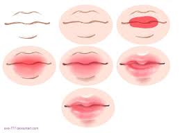 The Lesson Lips Draw Sai By Eva 777 Deviantart Com On Deviantart Lips Drawing Lip Tutorial Drawing Digital Art Tutorial