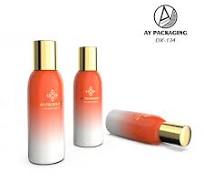 Cylindrical Glass Perfume Bottle 28ml Gradient Color Coating ...