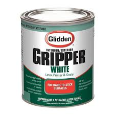 Glidden Gripper 1 Qt Gripper White Interior Exterior Primer Sealer Gpg 0000 04 The Home Depot Painting Laminate Painting Over Tiles White Painted Furniture