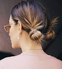 25 Cutest Two Bun Hairstyles For Women Hairstylecamp Bun Hairstyles Two Buns Hairstyle Hair Styles