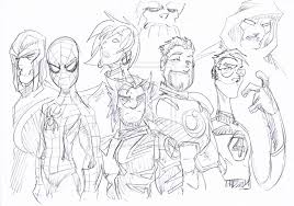 Marvel Heroes Sketch By Nachomon On Deviantart Marvel Heroes Marvel Creatures Of The Night