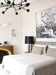 French Bedroom With Modern Black Chandelier How To Choose Bedroom Lighting On Thou Swell Thouswel Rustic Living Room Furniture Rustic Living Room Home Decor