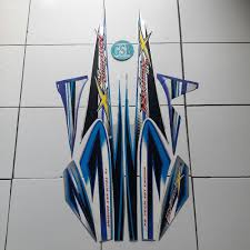 Anda bisa memodifikasi bagian mesin, body, hingga penambahan aksesoris. Variasi Stiker Motor Karisma X 125d 2005 Silver Biru Shopee Indonesia