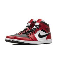 Jordan Air Jordan 1 Mid Chicago Black Toe 554724 069 Bstn Store