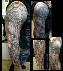 Tattoo machine tattoo design by. Machine Arm Sleeve Tattoo Arm Tattoo Sites