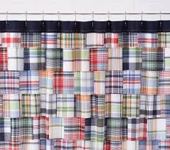 Madras Shower Curtain Pottery Barn Kids Plaid Shower Curtain Boys Bathroom Pottery Barn Kids Madras