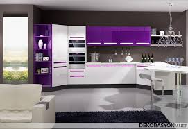 Mutfakta dikkat çeken dolaplar arasında yer alan, mürdüm beyaz mutfak dolap modelleri özellikle tercih edilmektedir. Beyaz Murdum Mutfak Dolaplari Ev Dekorasyonu