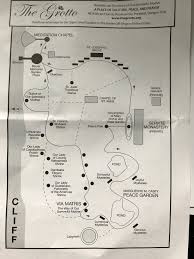 The garden is split into three sections: Map Of The Upper Gardens Picture Of The Grotto National Sanctuary Of Our Sorrowful Mother Portland Tripadvisor