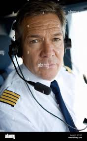 Pilot in a cockpit hi-res stock photography and images