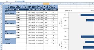 creating gantt chart template excel xls 2010 free excel