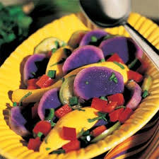 Slice the potatoes and add to the bowl, then drain the tuna and flake into the bowl. Red White And Blue Potato Salad For Memorial Day This Dame Cooks Blog