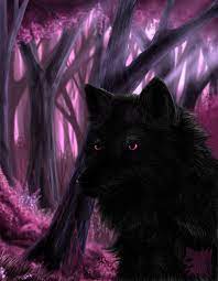 Yami no purple eye (japanese). Anime Black Wolf With Purple Eyes Novocom Top