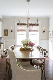 Linking a chair rail with wainscoting is a classic design choice. Marie Flanigan Interiors