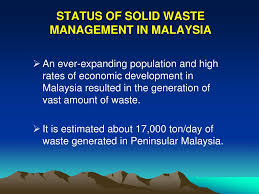 The country's buildup of solid waste is resulting in tremendous land and air pollution for the environment, health problems for communities and bottlenecks to economic growth. Ppt Env 506 Integrated Solid Waste Management Powerpoint Presentation Id 4273705