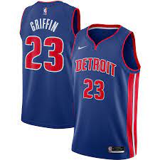 Nike detroit pistons jersey blake griffin motor jersey youth (10/12) medium. Men S Detroit Pistons Blake Griffin Nike Blue 2020 21 Swingman Jersey Icon Edition