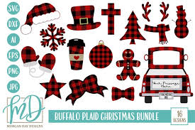 This free svg cutting file contains the following formats Buffalo Plaid Christmas Bundle Svg 228005 Cut Files Design Bundles