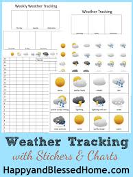 34 Veritable Weather Chart Ideas For Preschool