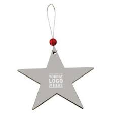Custom Star Shaped Ornament Christmas Gift Ideas Logo Ornament Employee Gifts Corporate Christmas Gifts Employee Christmas Gifts