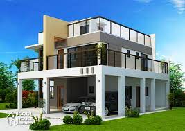Florida house plan with guest wing. Modern Contemporary House Design With 4 Bedrooms Cool House Concepts