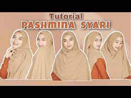 Agar tampilan hijab pashmina lebih modis, ikuti tutorialnya berikut! Tutorial Hijab Menutup Dada Wajah Bulat Terbaru Pashmina 2021 Youtube