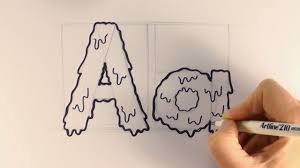 Inspirational designs, illustrations, and graphic elements from the world's best. How To Draw A Cartoon Halloween Slime Letter A And A Youtube