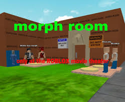 Morph Room Only At The Roblox Movie Theater Grand Opening On The 22th 3 Days Before The Summer Beach Party