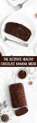 The Best Healthy Chocolate Banana Bread Only 115 Calories It Almost Tastes Lik Chocolate Banana Bread Chocolate Banana Bread Recipe Healthy Chocolate Banana