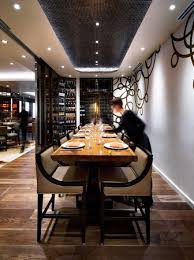 The curtained off green room at this upmarket bbq joint on queen east can accommodate up to 28 guests for dinner and up to 50 for a standing reception. Stratus Private Wine Room Picture Of Stratus Restaurant Toronto Tripadvisor