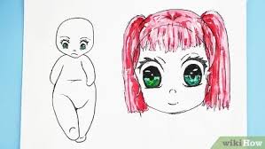 Most anime drawings include exaggerated physical features such as large eyes, big hair. How To Draw A Chibi Eye 11 Steps With Pictures Wikihow