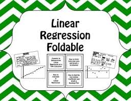 A Fun Foldable To Teach How To Find The Line Of Best Fit Graph The Line Of Best Fit Find The Correlation Coefficient Linear Regression Foldables Regression
