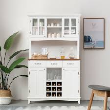 Shop our best selection of sideboards, buffet tables & credenzas to reflect your style and. Buffet And Hutch Kitchen Storage Cabinet Kitchen Cabinets Cabinets Storage Costway