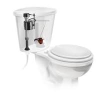 Kit de réparation de toilettes, robinet de remplissage et clapet, 2PO
