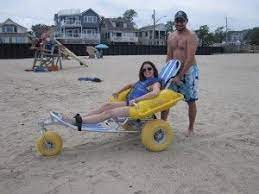 waterwheels floating beach chair accessrec water wheel wheelchair water bike