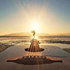 Guitar On The Beach Playingonthebeachpictures Musician Photography Guitar Photography Music Photography