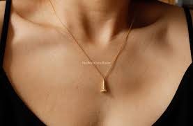 Gold Lighthouse Pendant