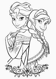 Malvorlage Anna Und Elsa